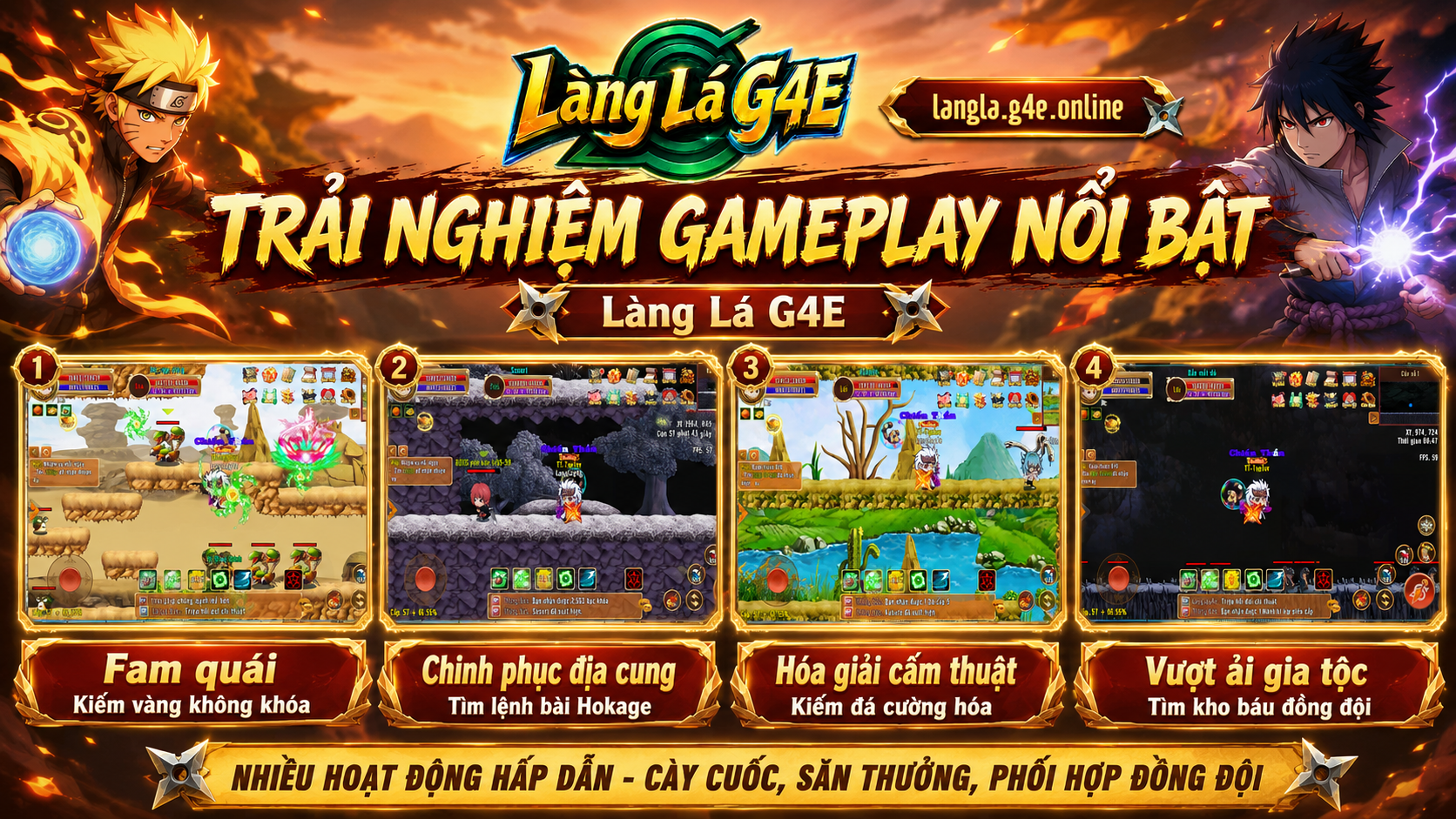 Gameplay Làng Lá